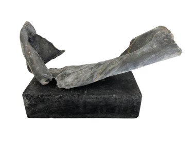 Sculpture titled "Essor" by Claude-Lise Marembert, Original Artwork, Metals