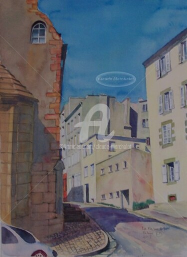 Painting titled "Brest Recouvrance,…" by Claude Marchalot, Original Artwork, Oil