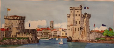 Dessin intitulée "LA ROCHELLE (17 Cha…" par Claude Martine Jeannoel, Œuvre d'art originale