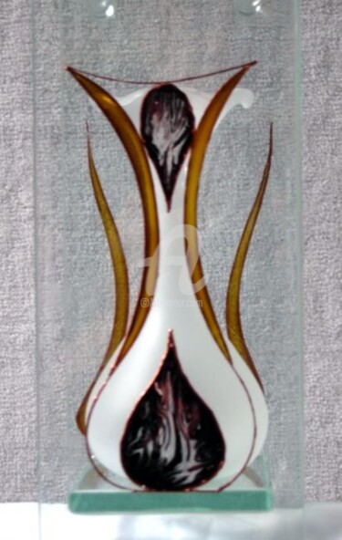 Sculpture intitulée "vase moderne" par Claude Mornet, Œuvre d'art originale