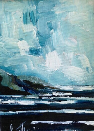 Peinture intitulée "Mouvement" par Claude Paquette, Œuvre d'art originale