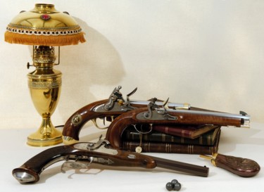 Photographie intitulée "Pistolets anciens.j…" par Claude Renouvin, Œuvre d'art originale