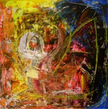 Peinture intitulée "Pasquini 12" par Claude Bresson, Œuvre d'art originale, Huile