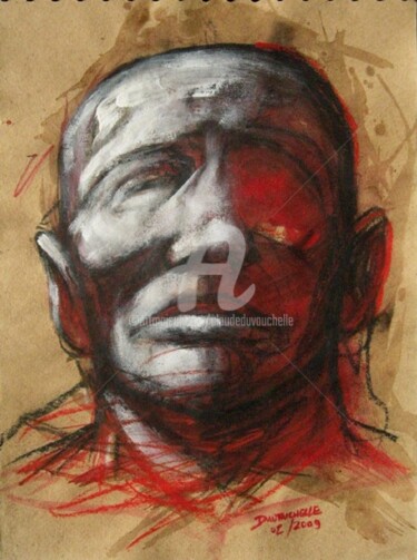 Drawing titled "IMG_a2.JPG" by Claude Duvauchelle, Original Artwork, Charcoal