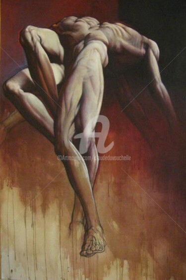 Painting titled "FIGURATION CHRISTIQ…" by Claude Duvauchelle, Original Artwork