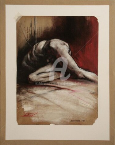 Peinture intitulée "CORPS Abandonné" par Claude Duvauchelle, Œuvre d'art originale, Acrylique