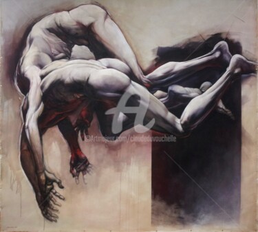 Malerei mit dem Titel "CORPS ET AME III-Ac…" von Claude Duvauchelle, Original-Kunstwerk, Acryl