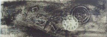 Printmaking titled "Réveil 5" by Claude Haegel, Original Artwork