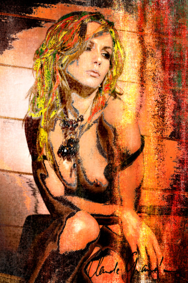 Digital Arts titled "Amalia" by Claude Grand, Original Artwork, Photo Montage