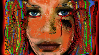 Digital Arts titled "Ana" by Claude Grand, Original Artwork