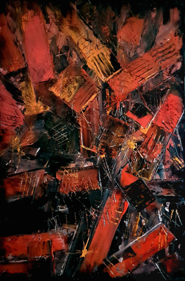 Malerei mit dem Titel "Fabulous" von Claude Grand, Original-Kunstwerk, Acryl
