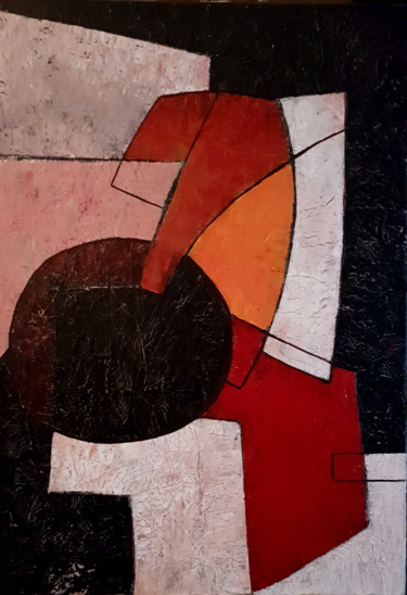 Pintura intitulada "Exclamation" por Claude Grand, Obras de arte originais, Acrílico
