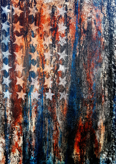 Peinture intitulée "América Dream" par Claude Grand, Œuvre d'art originale, Acrylique