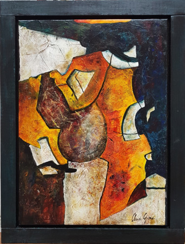 Malerei mit dem Titel "Ballade" von Claude Grand, Original-Kunstwerk, Acryl