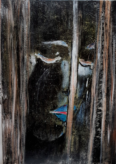 Peinture intitulée "asiale B" par Claude Grand, Œuvre d'art originale, Acrylique