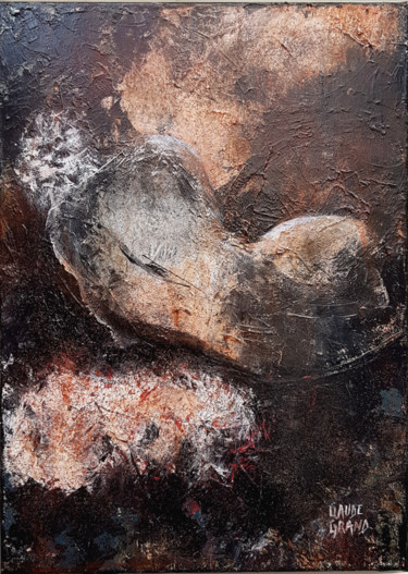 Peinture intitulée "La belle endormie" par Claude Grand, Œuvre d'art originale, Acrylique