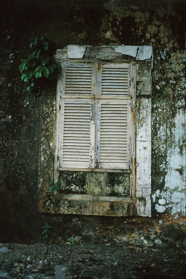 Fotografie mit dem Titel "Vieux volets" von Claude Grand, Original-Kunstwerk