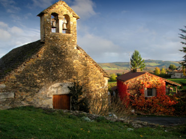 Fotografie getiteld "Collonges , petit v…" door Claude Grand, Origineel Kunstwerk