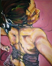 Painting titled "S.O.W.I.S.A." by Claudette, Original Artwork, Oil