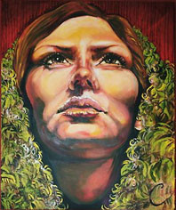 Painting titled "Mother Nature" by Claudette, Original Artwork, Oil