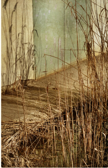 摄影 标题为“la cabane des pêche…” 由Claudia Albisser Hund, 原创艺术品, 数码摄影 安装在纸板上