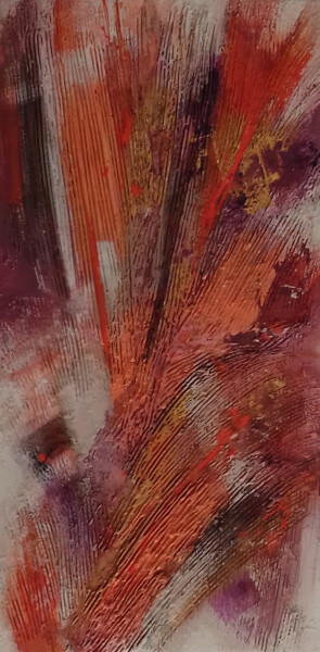 Картина под названием "Spiga" - Amadesi Claudia, Подлинное произведение искусства, Акрил Установлен на Деревянная рама для н…