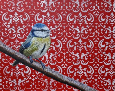 Be easy Painting titled "Be easy" by Claudia Daminato, Original Artwork, Acrylic Mounted on Cardboard