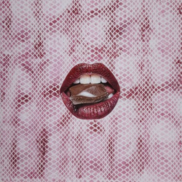 Malerei mit dem Titel "Tasty" von Claudia Daminato, Original-Kunstwerk, Acryl Auf Karton montiert
