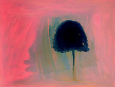 Painting titled "" L 'arbre perdu"" by Claudia De La Hoz, Original Artwork, Acrylic