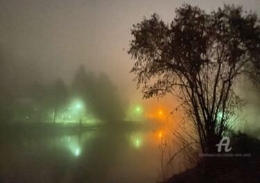 Fotografie mit dem Titel "Stiller Nebel" von Claudia Maria Ulrich, Original-Kunstwerk, Nicht bearbeitete Fotografie