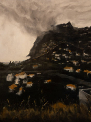 Pintura intitulada "MADEIRA" por Cláudia Moreira, Obras de arte originais, Óleo