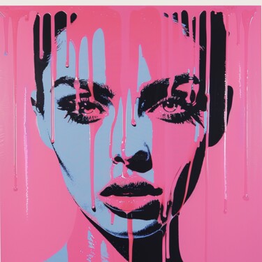 Painting titled "PINK MELTING" by Claudia Sauter (Poptonicart), Original Artwork, Digital Collage