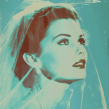 Painting titled "WEDDING DAY" by Claudia Sauter (Poptonicart), Original Artwork, Digital Collage