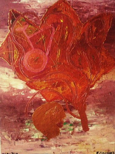 Pintura titulada "Légèreté" por Claudie Savelli (CLAUDIE-SAVELLI-CLAUDIO), Obra de arte original, Acrílico Montado en Bastid…
