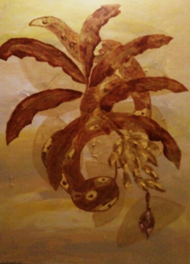 Ζωγραφική με τίτλο "Oisivetés" από Claudie Savelli (CLAUDIE-SAVELLI-CLAUDIO), Αυθεντικά έργα τέχνης, Ακρυλικό Τοποθετήθηκε σ…