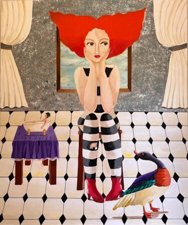 Peinture intitulée "Esperanza2" par Claudine Brantes, Œuvre d'art originale, Acrylique