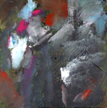 Peinture intitulée "0846-18-silhouette-…" par Claudine Gregoire, Œuvre d'art originale
