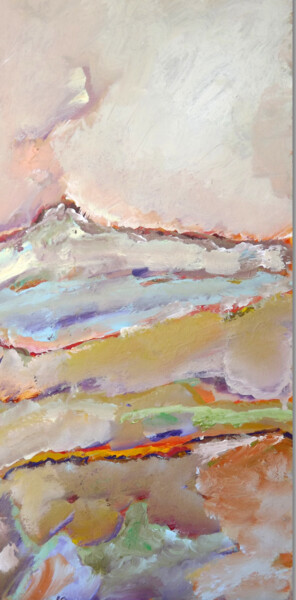 Painting titled "0656-14-panorama-ve…" by Claudine Gregoire, Original Artwork, Acrylic