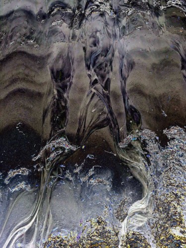 Photographie intitulée "Le long des rochers" par Claudine Ziga, Œuvre d'art originale, Photographie numérique