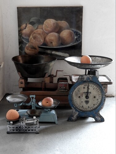 Fotografie mit dem Titel "Abricots à vendre" von Claudine Ziga, Original-Kunstwerk, Digitale Fotografie