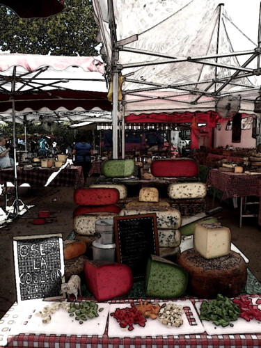 Photography titled "Marché" by Claudine Ziga, Original Artwork