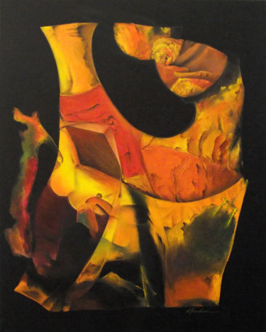 Pittura intitolato "o iluminado.jpg" da Claudinei, Opera d'arte originale, Olio