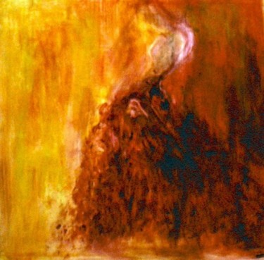 Peinture intitulée "bailando el flamenco" par Claudine Roques Ayache, Œuvre d'art originale, Huile