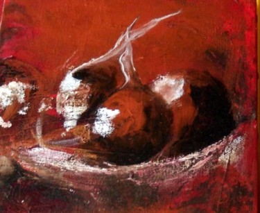 Painting titled "confiserie 2 ou tru…" by Claudine Roques Ayache, Original Artwork, Oil