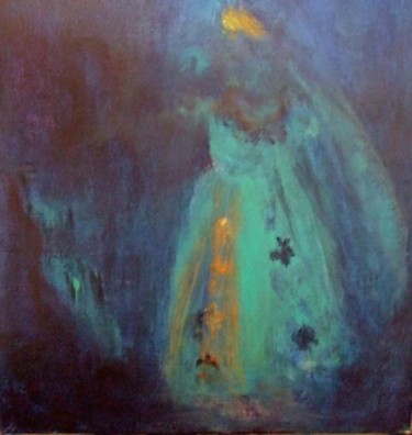 Painting titled "Ma Salomé" by Claudine Roques Ayache, Original Artwork