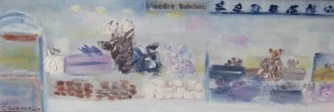 Painting titled "Moeder Babelutte" by Claudine Roques Ayache, Original Artwork, Oil