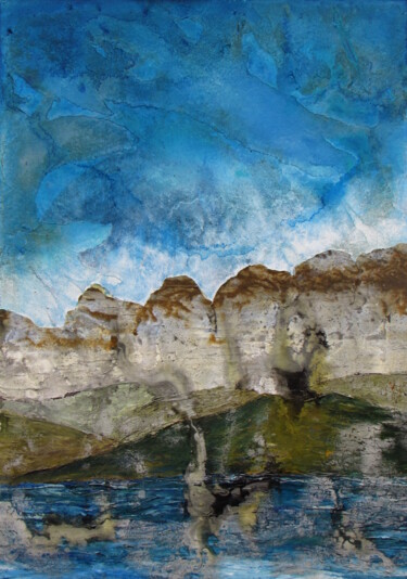 Serra do Mar Collages intitulée "Serra do Mar" par Claudio Boczon, Œuvre d'art originale, Collages Monté sur Panneau de bois