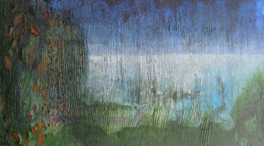 Картина под названием "Falls" - Claudio Boczon, Подлинное произведение искусства, Акрил Установлен на Деревянная панель