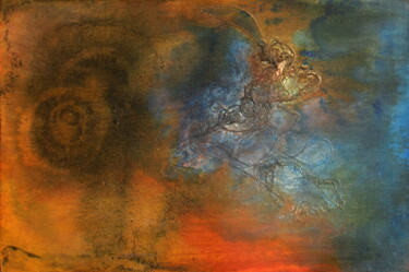 Картина под названием "Vento Sul - II" - Claudio Boczon, Подлинное произведение искусства, Акрил Установлен на Деревянная па…