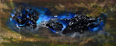 Peinture intitulée "The Heaven seen fro…" par Claudio Boczon, Œuvre d'art originale, Acrylique Monté sur Panneau de bois